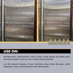 Flitz Stainless Steel & Chrome Clean - 16oz Bottle, USA-Made Stainless Steel Cleaner Spray for Appliances - Grill, Fridge, Sink Stain Remover - Also Works on Aluminum Surfaces (6 Pack)