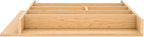 Rev-A-Shelf Natural Maple Right Size Utensil Insert Home Storage Kitchen Organizer 7 Compartment Drawer Accessory, 19-1/4" x 19-1/2", 4WUT-24SH-1
