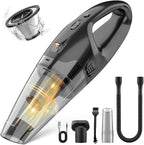BSRCO 30-Min Runtime Pro Handheld Vacuum Cordless - 1.65lbs Ultra Lightweight, 3-in-1 with LED Light & HEPA Filter, for Car Detailing & Pet Hair (Graphite)