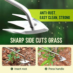 Weed Puller Tool，2026 New Weeding Artifact Uprooting Weeding Tool Weed Remover Tool Manganese Steel Weed Pulling Tool Manual Weeders Tool for Garden (B-2PCS)