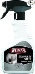 Weiman Stainless Steel Cleaner & Polish, 22 fl oz ( UltraQuality Pack of 3)
