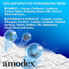 Amodex Ink and Stain Remover Unique Soap Liquid Formula 4 fl oz Bottle