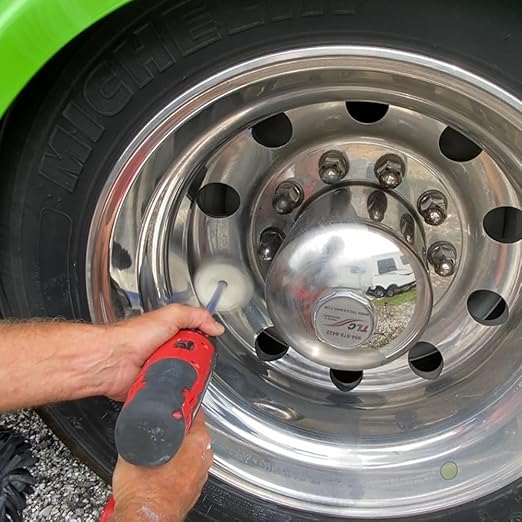 Flitz Buff Ball Pack; 2", 3", 5", 7" Car Buffer Drill Attachment with Self-Cooling Design, Never Burns and No Exposed Hardware, Buff and Polish Any Surface, Machine Washable, Includes All 4 BuffBalls