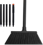 54 Inch Long Metal Handle Household Broom - Adjustable Heavy-Duty Broom for Indoor and Outdoor Cleaning, Suitable for Homes, Garages, Kitchens, Bathrooms, Malls, Offices, and Yards