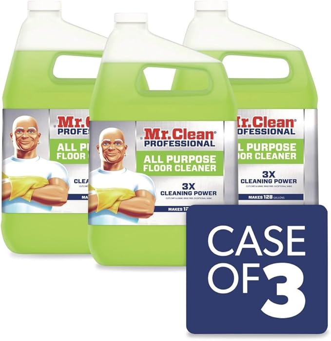 Mr. Clean 2621 Low-Suds Finished Floor Cleaner - 3 / CS