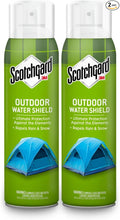 Scotchgard Heavy Duty Water Shield, Repels Water, Ideal For Outerwear, Tents, Backpacks, Canvas, Polyester And Nylon, 21 Ounces (2 Cans)