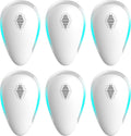 Ultrasonic Pest Repeller Indoor, 6 Pack Pest Repellent Ultrasonic Plug in Electronic Repeller for Mosquito, Spider, Bugs, Mice, Ant, Insects, Roach, Non-Toxic