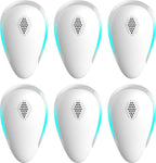 Ultrasonic Pest Repeller Indoor, 6 Pack Pest Repellent Ultrasonic Plug in Electronic Repeller for Mosquito, Spider, Bugs, Mice, Ant, Insects, Roach, Non-Toxic