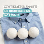 Wool Dryer Balls – 6 XL Organic New Zealand Wool Dryer Balls | Reduce Drying Time, Anti-Static & Wrinkle Reducing | Reusable Fabric Softener Alternative (White & Black Set)