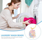 50 Pcs Laundry Scent Booster Beads for Washer Fabric Deodorizer Fragrance Beads for Clothes Freshness Laundry Supplies