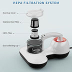Hersven Mattress Vacuum Cleaner, Handheld UV Bed Vacuum Cleaner 16KPa & 12800 Vibrations Per/Min Upgraded Effectively Clean Up Bed, Pillows, Cloth Sofas, Carpets and Ther Fabric Surfaces