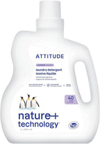 ATTITUDE Liquid Laundry Detergent, EWG Verified, HE Compatible, Plant-Based & Vegan, Natural Laundry Soap, Lavender Scent, 40 Loads, 67.6 Fl Oz