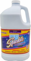 Sparkle Glass Cleaner Refill 1 Gallon (128 Fl Oz) – Ammonia-Free Heavy Duty Streak-Free Formula for Windows, Mirrors & Glass (Pack of 1)