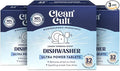 Cleancult Ultra Power Dishwasher Detergent Pods for Sparkling Streak-Free Shine, All-In-One, No Plastic Waste, 96 Count