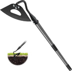Lilyvane Hoe Garden Tool with 70Inch Long Handle, Heavy Duty Garden Hoes for Weeding Loosening Soil Digging Planting Ridging, Handy Hoe Gardening Tools Weeding Hoe
