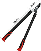 FLORA GUARD 26-Inch Bypass Lopper, Makes Clean Professional Cuts, 1.25-Inch Cutting Capacity, Tree Trimmer and Branch Cutter Featuring Sturdy