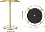 Sunglasses Organizer Glasses Display Rod Eyeglass Holder Stand Gold Metal Eyewear Storage Rack for Desk Tabletop Use