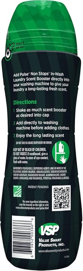 PULSE Non Stops Laundry Scent Boosters - Original Scent - Scent Boosting Beads - Long Lasting Fragrance (20.1 oz)