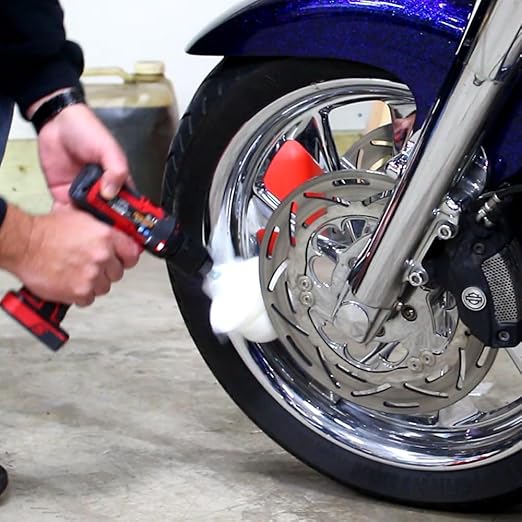 Flitz Buff Ball Pack; 2", 3", 5", 7" Car Buffer Drill Attachment with Self-Cooling Design, Never Burns and No Exposed Hardware, Buff and Polish Any Surface, Machine Washable, Includes All 4 BuffBalls