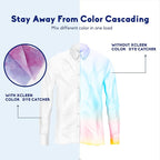 Color Absorber Laundry Sheets 80 Count, Dye Catcher to Prevent Clothes from Smearing, Fragrance Free Color Trapping Sheets for Home School or Apartment