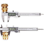 Digital Caliper, Caliper Measuring Tool with Stainless Steel, Electronic Micrometer Caliper with Large LCD Screen, Auto-Off Feature, Inch and Millimeter Conversion (6 Inch/150 mm)