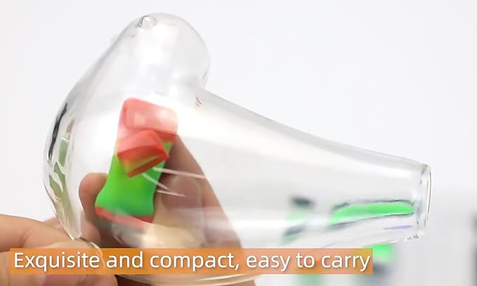 Green Piece® Green Silicone Magnet Cleaner - Perfect for your Glass Pieces and Vases - Clean Smarter and better. Remove Resin and Tar - Clean hard to reach areas - Excellent for all glass.