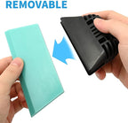 EHDIS Window Tint Tool 5-inch Rubber Window Squeegee 2PCS Non-Slip Handy Tint Squeegee for Window Tinting,Vinyl WrapApplicator Household Shower,Mirror,Glass Window Cleaning Water Wiper Turbo Scraper