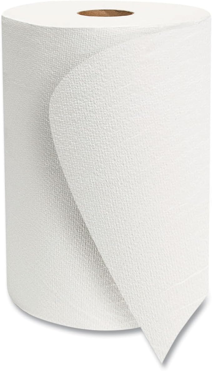 High Capacity Premium TAD Towel Tissue Roll, Home/Commercial Soft Paper Towels for Toilet and High-Traffic Areas, Fits Enmotion Touchless Automatic & Manual Dispenser, 10" x 550 ft Rolls, White