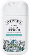 Poo-Pourri Pawsitively Fresh Pocket Deodorizer Spray – Dog & Cat Odor Remover – Plant Based Ingredients – Vet Recommended – Great for Air, Carpet, Fabric, Litter Box, Urine & Strong Pet Odors