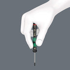 Wera 2035/6 A Kraftform Micro Slotted/Phillips Electronics Screwdriver Set and Rack, 6-Pieces