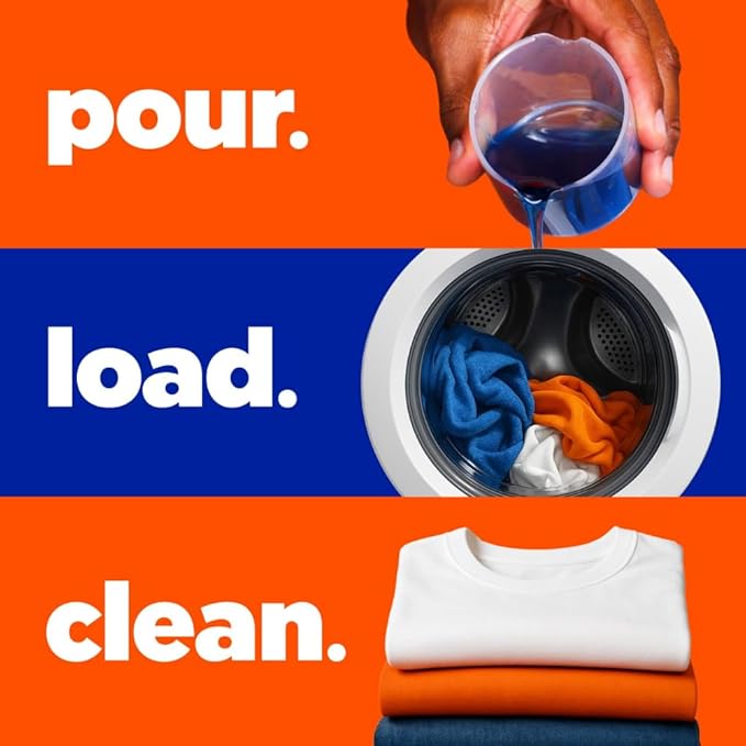 Tide Laundry Detergent Liquid, Original Scent, 80 Loads, 105 FL OZ, Works on 100% of Common Stains, Laundry Soap, Liquid Laundry Detergent