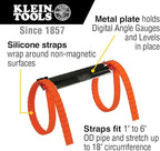 Klein Tools 80035 Level, Digital Electronic Level and Angle Gauge Tool Kit with Plumbers Straps, Measures Angles, Magnetic Base, 2-Piece