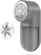 Electric Fabric Shaver and Lint Remover, Portable Fuzz Remover for Clothes and Furniture, Battery Operated, Easy to Use and Clean, Suitable for Sweaters, Blankets.（Dark Grey）