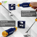 SUNHZMCKP Magnetic Screwdriver Set 66-Piece, S2- Alloy Tool Steel, Includes Slotted/Phillips/Torx Mini Precision Screwdrivers, Replaceable Screwdriver Bits With Sturdy tool box