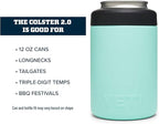 YETI Rambler 12 oz. Colster Can Insulator for Standard Size Cans, Seafoam, 1 Count (Pack of 1)