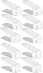 Shoe Slotz Space-Saving Storage Units in Ivory | As Seen on TV | No Assembly Required | Limited Edition Price Club Value Pack, 10 Piece Set