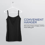 Utopia Home Plastic Hangers 20 Pack - Space Saving Clothes Hanger - Durable & Strong Closet Organizers and Storage with Built-in Strap Hooks - Essential for Shirts, Pants, Skirts & Coats (White)