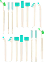 Nuenen 16 Pcs Small Household Cleaning Brushes - Deep Detail Crevice Cleaner Brush Set, Corner Space Keyboard Bottle Tile