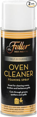 Fuller Brush Self-Scouring Oven Cleaner - Spray On Heavy Duty Cleaner for Ovens Broilers and Barbecue Grills Efficiently Cuts Through Grease Grime Spills and Splatters with Minimal Scrubbing