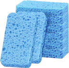 6 - Pack Non-Scratch Scrub Sponges - Sponges for Dishes and Washing Dishes, Cleaning Sponges for Kitchen Home Office, Magical 3D DIY Art and Craft Suppliers（Blue）