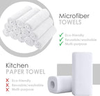 Avalon Towels Microfiber Cleaning Cloths (Value Pack of 48) - Size 16 x 16 Inches, Highly Absorbent Cleaning Rags, Lint Free, Reusable and Washable, Microfiber Towels for Cars