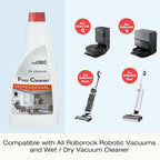 Floor Cleaning Solution Compatible With Roborock Robot Vacuum And Mop Cleaner， Deep Cleans For Multiple Hard Floors, Suitable With All Robot Vacuums With Mopping (3 Bottle)
