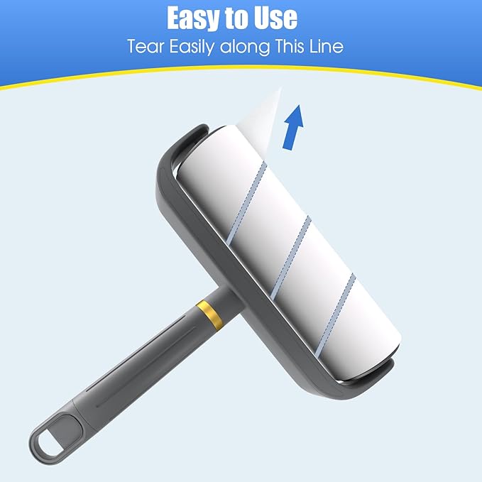 COBETE Large Surface Lint Rollers for Pet Hair Extra Sticky, 500 Sheets Mega Value Set, Dog and Cat Lint Remover for Clothes, Couch, Furniture