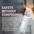 Allergen Spray, Pets, Dust Allergies & More, Air & Surface, Just Add Water, Bottle with One Refill, Over 64oz Total