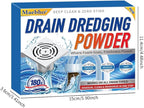 Upgrade Sink and Drain Cleaner, 6 Pack Pipe Dredge Cleaner Powders Fast Foaming Powerful Drain Cleaning for Kitchen Toilet Sink Quick Cleaning Tool