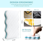 BINI'S Magic Sponge Eraser, Extra Durable, Multi Purpose Cleaner, Shoe, Bathroom, Shower, and Car Window and Windshield Cleaner, Cleaning Pads, 6 Count