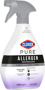 Clorox PURE Allergen Neutralizer Fabric and Carpet Spray, Nighttime Calm, 26 Fluid Ounces