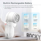 Fabric Shaver, Lint Remover for Clothes, Electric Lint Remover with 3 Replaceable Blades, Removes Fabric Pills, Rechargeable Sweater Defuzzer Pill Remover, Depiller Effectively Remove Pills