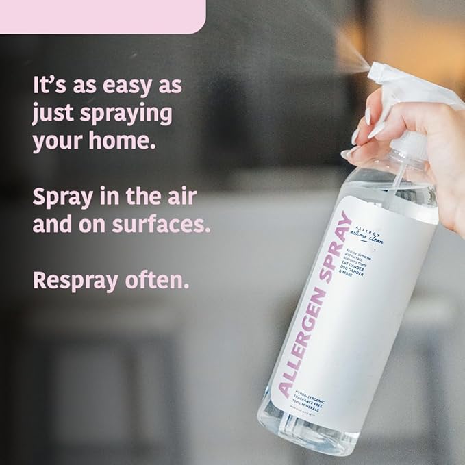 Allergen Spray, Pets, Dust Allergies & More, Air & Surface, Just Add Water, Bottle, Over 33oz