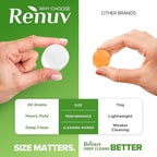 Renuv Garbage Disposal Cleaner + Dishwasher Cleaner - Heavy Duty Kitchen Appliance Deep Cleaning, Descaling and Deodorizing, (12 Tablets of each)